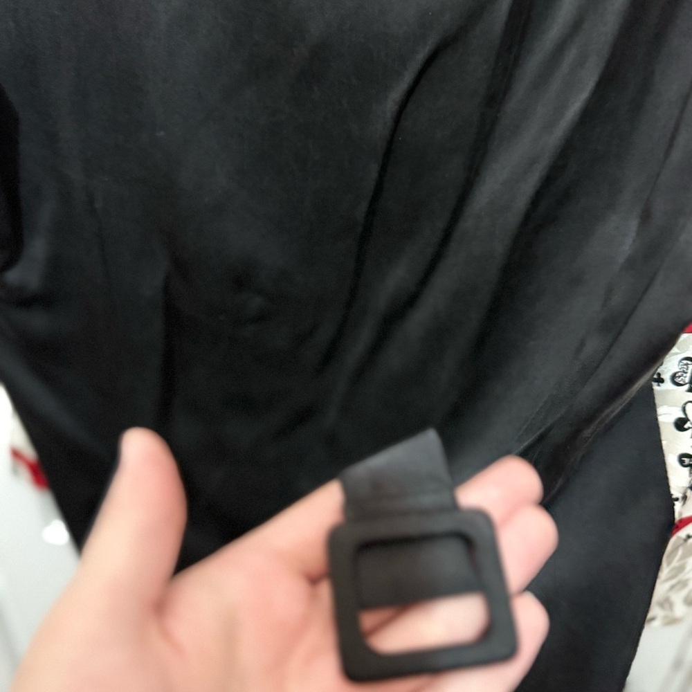 1992 Vintage Nicole Miller Silk Button Up Card Vest - Picture 6 of 9